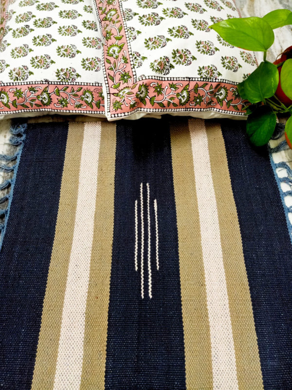 Urdhva Handwoven Flatweave Cotton Meditation Asana